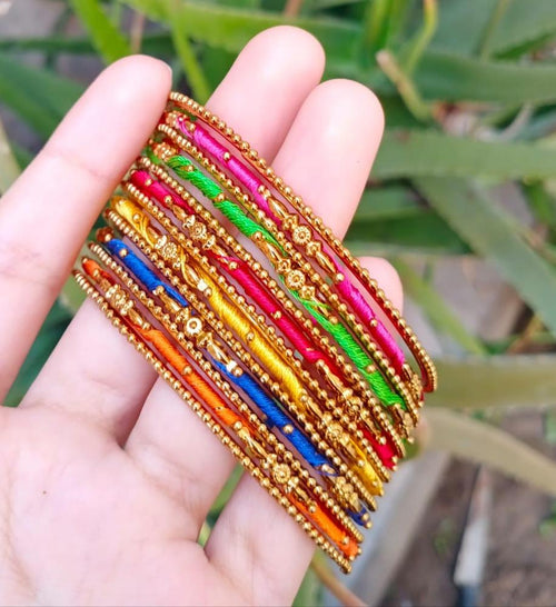 13 Pcs Multicolor Bangles Set for Women