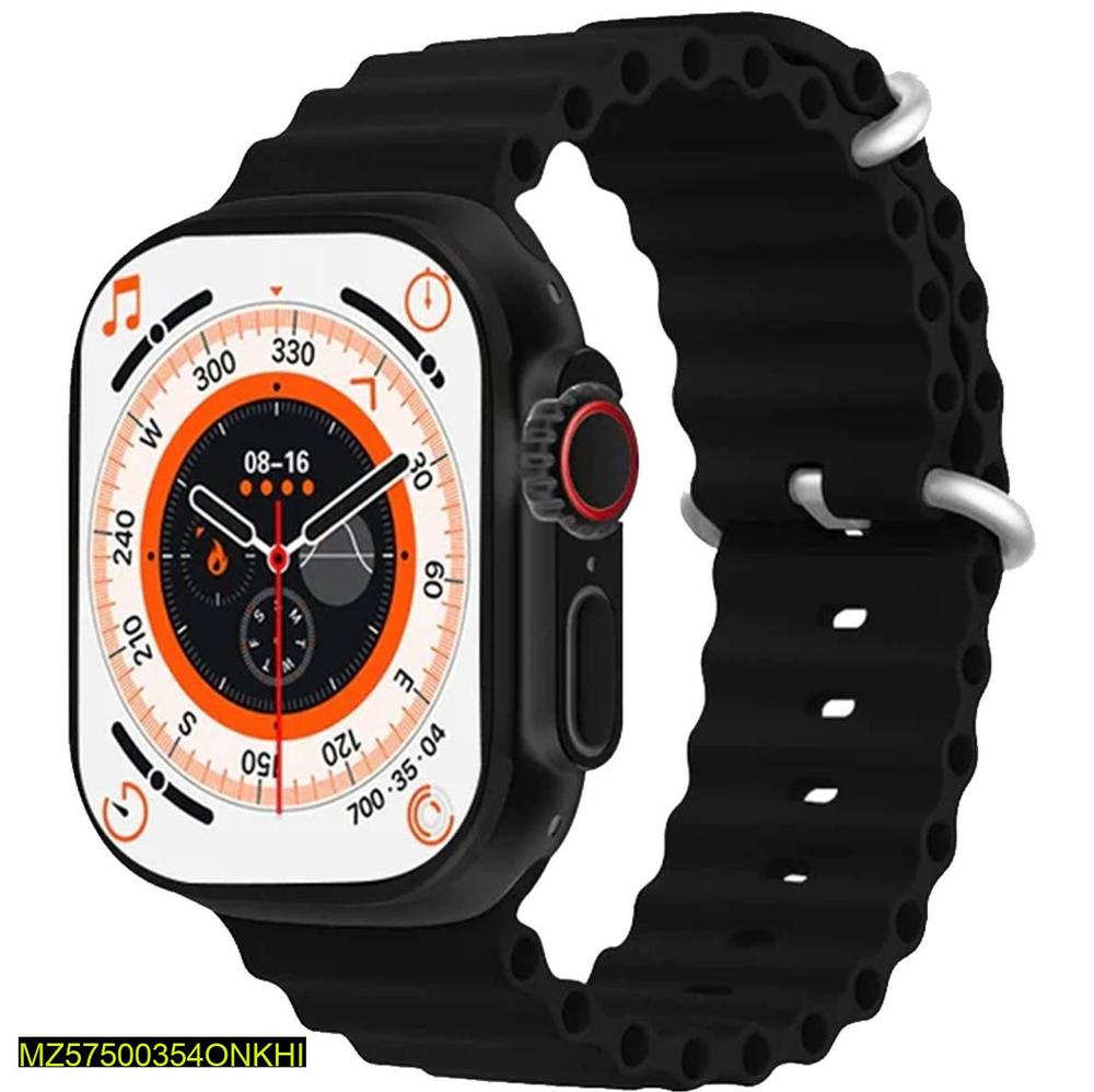 T800 Ultra Smart Watch Series 8 Bluetooth Rubber Black