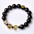 Sanhe Noble Obsidian Zodiac Bracelet for Men Women